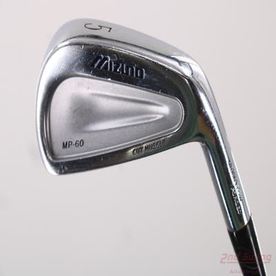 Mizuno MP 60 Single Iron 5 Iron Project X Rifle 5.5 Steel Regular Right Handed 38.5in
