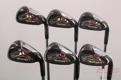 TaylorMade Burner 2.0 Iron Set 5-PW True Temper Dynamic Gold S300 Steel Stiff Right Handed 38.25in