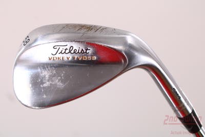 Titleist Vokey TVD Chrome Wedge Lob LW 58° M Grind Dynamic Gold Spinner Steel Wedge Flex Right Handed 35.5in