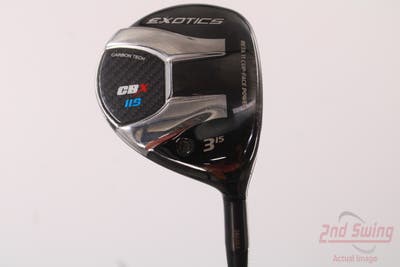 Tour Edge Exotics CBX 119 Fairway Wood 3 Wood 3W 15° Project X Even Flow Blue 65 Graphite Stiff Right Handed 44.0in