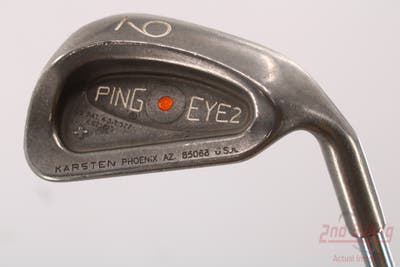 Ping Eye 2 + Single Iron 9 Iron Ping KT Steel Stiff Right Handed Orange Dot 35.5in