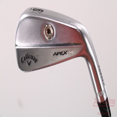 Callaway Apex MB 21 Single Iron 6 Iron Project X Rifle 6.0 Steel Stiff Right Handed 37.5in