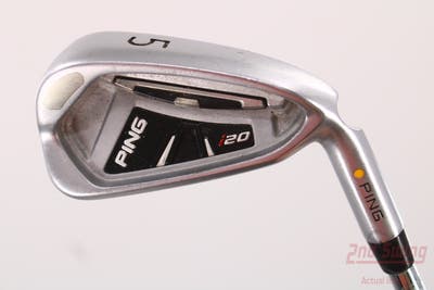 Ping I20 Single Iron 5 Iron Ping CFS Steel Stiff Right Handed Yellow Dot 38.5in