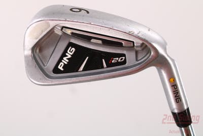 Ping I20 Single Iron 6 Iron Ping CFS Steel Stiff Right Handed Yellow Dot 38.25in