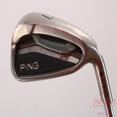 Ping G25 Single Iron 7 Iron Stock Steel Shaft Steel Regular Right Handed Black Dot 37.0in