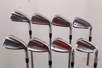 TaylorMade 2019 P790 Iron Set 4-PW AW Aerotech SteelFiber i95 Graphite Stiff Right Handed Red dot 38.25in