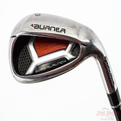 TaylorMade Burner Superlaunch Single Iron 9 Iron TM Reax Superfast 60 Graphite Stiff Right Handed 35.25in