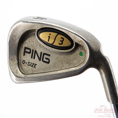 Ping i3 Oversize Single Iron 4 Iron Ping JZ Steel Stiff Right Handed Green Dot 38.5in