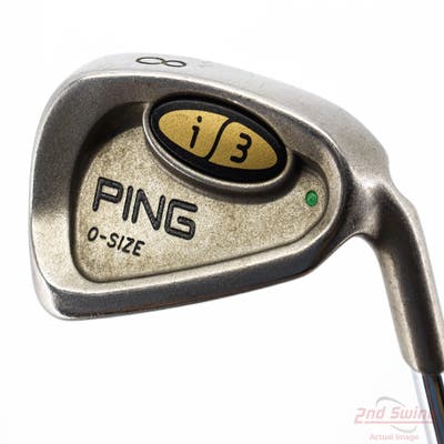 Ping i3 Oversize Single Iron 8 Iron Ping JZ Steel Stiff Right Handed Green Dot 36.5in