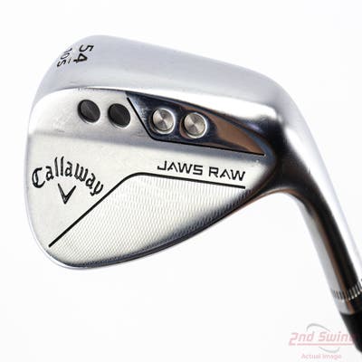 Callaway Jaws Raw Chrome Wedge Sand SW 54° 10 Deg Bounce S Grind Dynamic Gold Spinner TI Steel Wedge Flex Right Handed 35.0in
