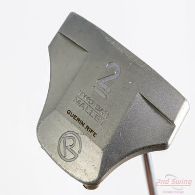 Guerin Rife Two Bar Silver Center Shaft Putter Steel Right Handed 34.5in