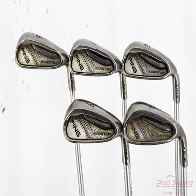 Ping 2014 Karsten Iron Set 6-PW Ping KS 401 Graphite Senior Right Handed Green Dot +1/4"