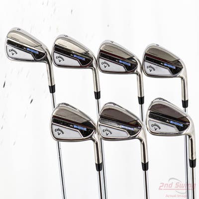 Callaway Paradym Ai Smoke Iron Set 5-PW AW True Temper Elevate MPH 95 Steel Regular Right Handed -1/4"