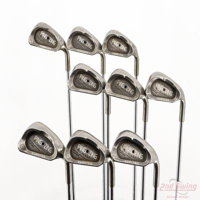Ping Zing Iron Set 2-PW Ping KT-M Steel Stiff Right Handed Black Dot +1/4"