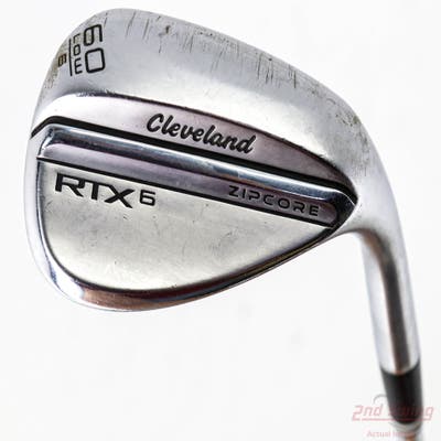 Cleveland RTX 6 ZipCore Tour Satin Wedge Lob LW 60° 6 Deg Bounce True Temper Dynamic Gold Spinner Tour Issue Steel Wedge Flex Right Handed 35.25in