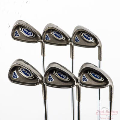 Ping G5 Iron Set 5-PW Stock Steel Shaft Steel Regular Right Handed Blue Dot +1/2"