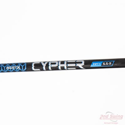 Used W/ Cleveland RH Adapter Project X Cypher 50g Driver Shaft Regular 44.75in