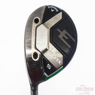 Callaway Elyte Fairway Wood 5 Wood 5W 18° Mitsubishi Vanquish PL 50 Graphite Senior Left Handed 42.75in