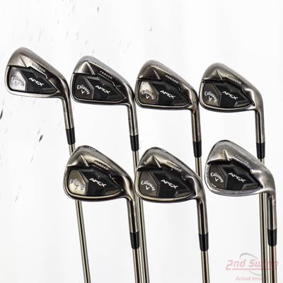 Callaway Apex Smoke 19 Iron Set 5-GW UST Mamiya Recoil 780 ES Graphite Stiff Right Handed STD