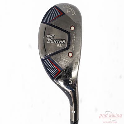 Callaway Big Bertha B21 Hybrid 5 Hybrid 24° Callaway RCH 65w Graphite Senior Right Handed 39.5in