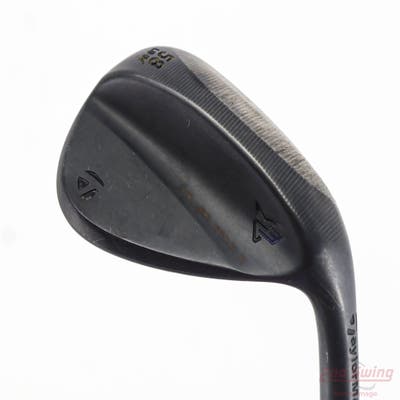 TaylorMade Milled Grind 3 Raw Black Wedge Lob LW 58° 8 Deg Bounce True Temper Dynamic Gold 120 Steel X-Stiff Right Handed 35.75in
