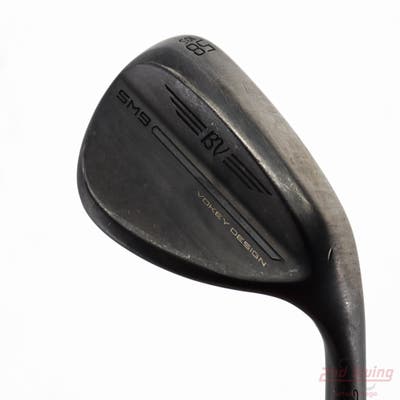 Titleist Vokey SM9 Jet Black Wedge Lob LW 58° 10 Deg Bounce S Grind Titleist Vokey BV Steel Wedge Flex Right Handed 35.25in