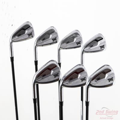 PXG 0211 DC Iron Set 4-PW Mitsubishi MMT 70 Graphite Regular Left Handed +1"