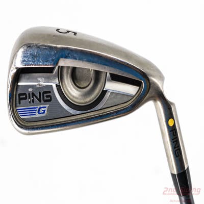 Ping 2016 G Single Iron 5 Iron Ping CFS Graphite Graphite Regular Right Handed Yellow Dot 38.5in