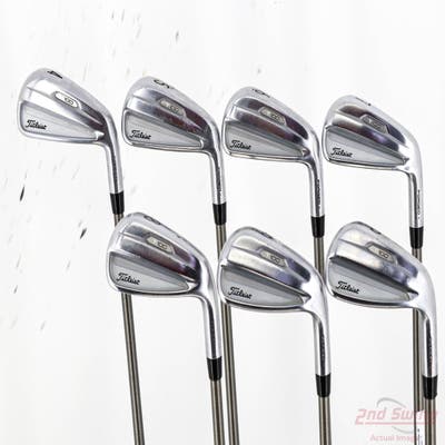 Titleist 2021 T100 Iron Set 4-PW Aerotech SteelFiber i95 Graphite Stiff Right Handed STD