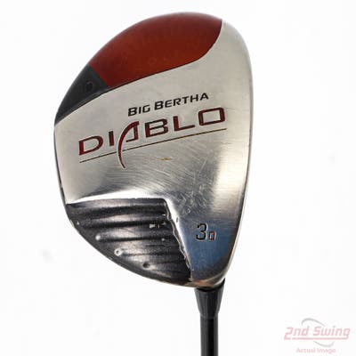 Callaway Big Bertha Diablo Fairway Wood 3 Wood 3W Project X 5.5 Graphite Black Graphite Regular Right Handed 43.5in