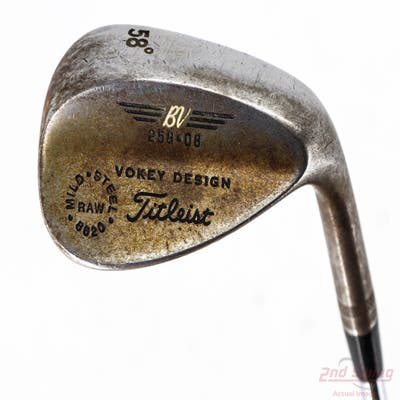 Titleist Vokey Oil Can Wedge Lob LW 58° 8 Deg Bounce True Temper Dynamic Gold Steel Wedge Flex Right Handed 35.25in