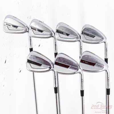 Ping G700 Iron Set 5-GW AWT 2.0 Steel Stiff Right Handed Blue Dot +1 1/4"