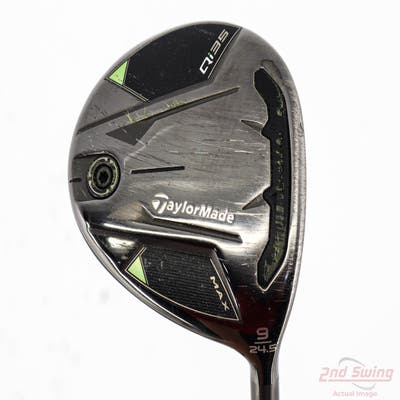 TaylorMade Qi35 MAX Fairway Wood 9 Wood 9W 24.5° Fujikura 2025 Air Speeder 50 Black Graphite Senior Right Handed 41.75in