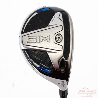 TaylorMade SIM Ti Fairway Wood 3 Wood 3W 15° Project X EvenFlow Riptide CB 60 Graphite Regular Right Handed 43.5in