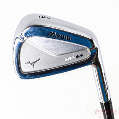 Mizuno MP-64 Single Iron 4 Iron True Temper Dynamic Gold S300 Steel Stiff Right Handed 38.75in