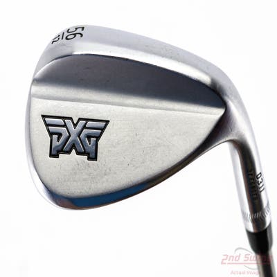 PXG 0311 3X Forged Chrome Wedge Sand SW 56° 12 Deg Bounce Aerotech SteelFiber i95 Graphite Stiff Right Handed 35.25in