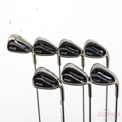 Ping G25 Iron Set 6-PW GW SW Ping CFS Steel Regular Right Handed Black Dot STD