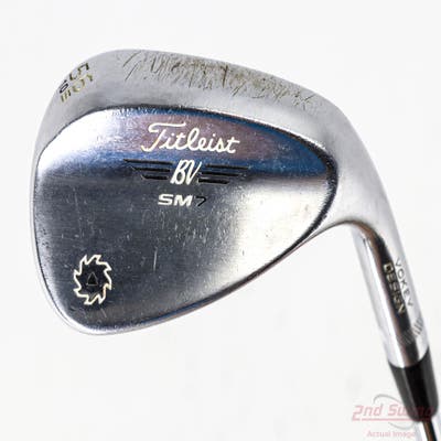 Titleist Vokey SM7 Tour Chrome Wedge Sand SW 56° 10 Deg Bounce S Grind SM7 BV Steel Wedge Flex Right Handed 35.5in