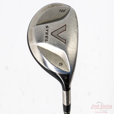 TaylorMade V Steel Fairway Wood 5 Wood 5W 18° TM M.A.S.2 Graphite Stiff Right Handed 42.75in