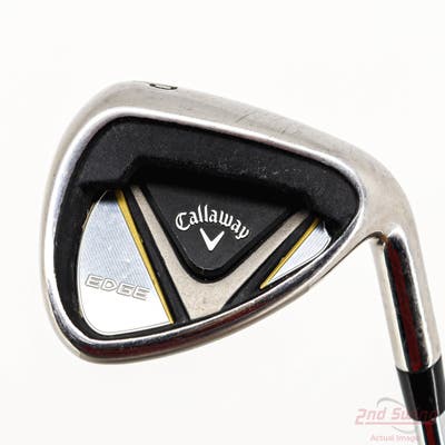 Callaway 2018 Edge Single Iron Pitching Wedge PW Stock Steel Shaft Steel Stiff Right Handed 35.25in