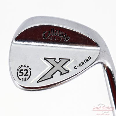 Callaway X Forged Chrome Wedge Gap GW 52° 13 Deg Bounce Callaway Stock Steel Steel Wedge Flex Right Handed 35.5in
