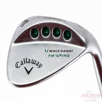 Callaway Mack Daddy PM Grind Wedge Lob LW 58° 13 Deg Bounce PM Grind FST KBS Tour-V Wedge Steel Wedge Flex Right Handed 35.25in