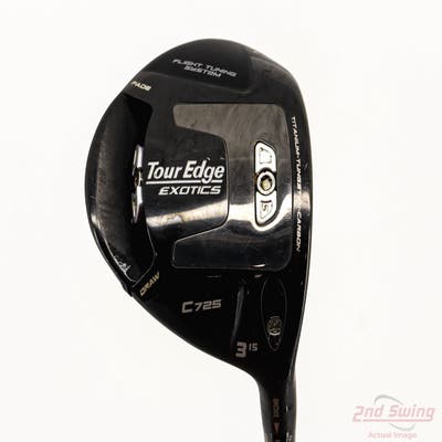 Tour Edge Exotics C725 Fairway Wood 3 Wood 3W 15° Project X HZRDUS Black Gen5 70 Graphite Stiff Right Handed 43.25in