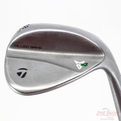 TaylorMade Milled Grind 4 Chrome Wedge Lob LW 58° 13 Deg Bounce HBW True Temper Dynamic Gold Tour Issue 115 Steel Wedge Flex Right Handed 35.5in