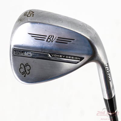 Titleist Vokey SM10 Tour Chrome Wedge Pitching Wedge PW 46° 10 Deg Bounce F Grind Dynamic Gold TI Onyx S400 Steel Stiff Right Handed 36.0in