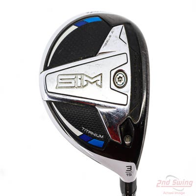 TaylorMade SIM Ti Fairway Wood 3 Wood 3W 15° Mitsubishi Diamana F75 Limited Graphite X-Stiff Right Handed 43.25in
