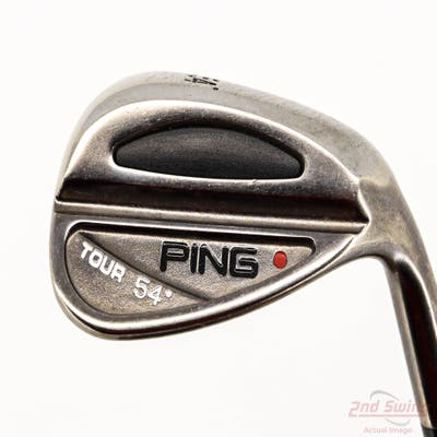 Ping Tour Black Nickel Wedge Sand SW 54° Stock Steel Shaft Steel Wedge Flex Right Handed Red dot 35.5in