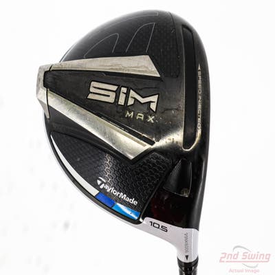 TaylorMade SIM MAX Driver 10.5° Project X HZRDUS Smoke Yellow 60 Graphite Stiff Right Handed 46.25in