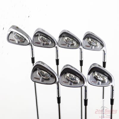 Ping Anser Forged 2010 Iron Set 4-PW FST KBS Tour Steel Stiff Right Handed Blue Dot +1 1/2"