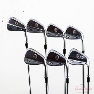 Callaway Apex MB 21 Iron Set 4-PW True Temper Dynamic Gold Tour Issue X100 Steel X-Stiff Right Handed +1/2"